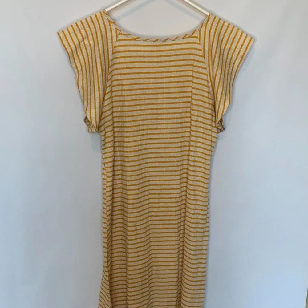 Como Blu Striped Midi Dress - Picture 7 of 7